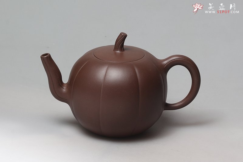 紫砂壶图片：瓜形 - 宜兴紫砂壶网