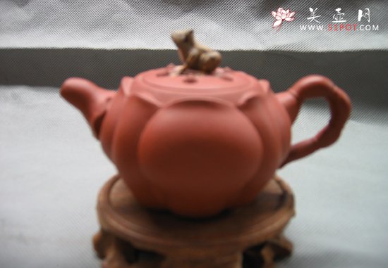 紫砂壶图片：青蛙莲花 - 宜兴紫砂壶网