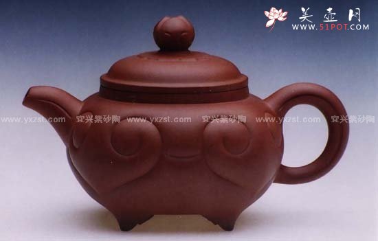 紫砂壶图片：平安如意 - 宜兴紫砂壶网