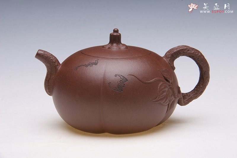 紫砂壶图片：寿瓜 - 宜兴紫砂壶网