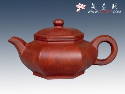 紫砂壶图片：六方 - 宜兴紫砂壶网