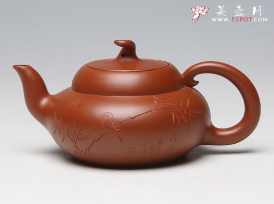 紫砂壶图片：难得糊涂（纯手工） - 宜兴紫砂壶网