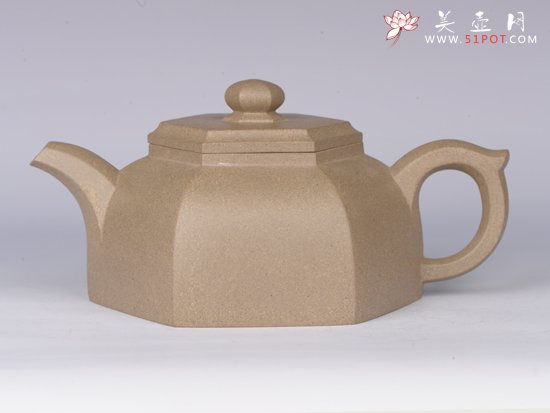 紫砂壶图片：六方 - 宜兴紫砂壶网