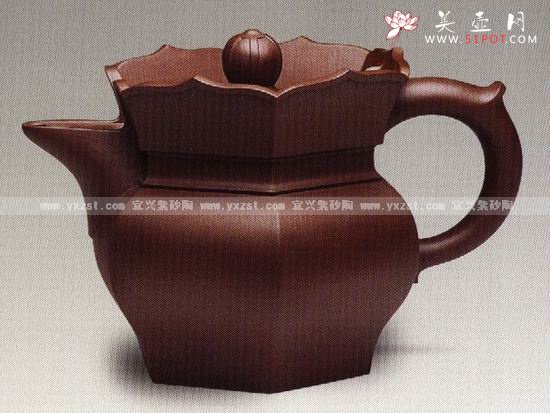 紫砂壶图片：僧帽 - 宜兴紫砂壶网