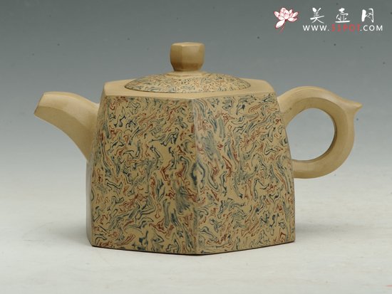 紫砂壶图片：高六方井栏 - 宜兴紫砂壶网