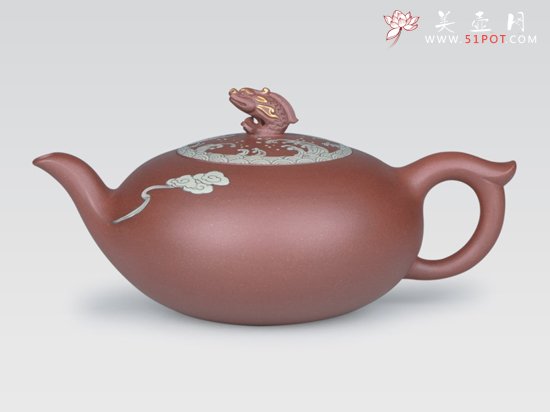 紫砂壶图片：鱼化龙 - 宜兴紫砂壶网