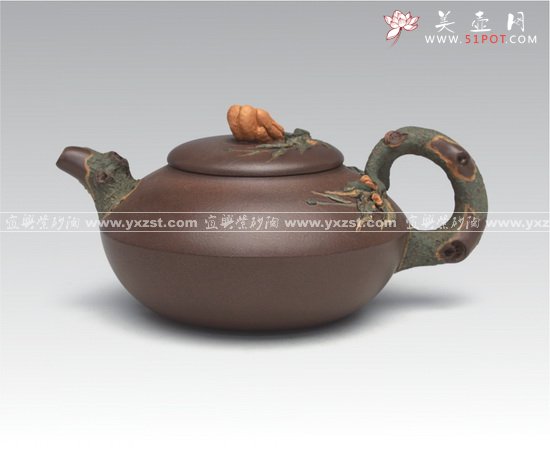 紫砂壶图片：佛手二 - 宜兴紫砂壶网