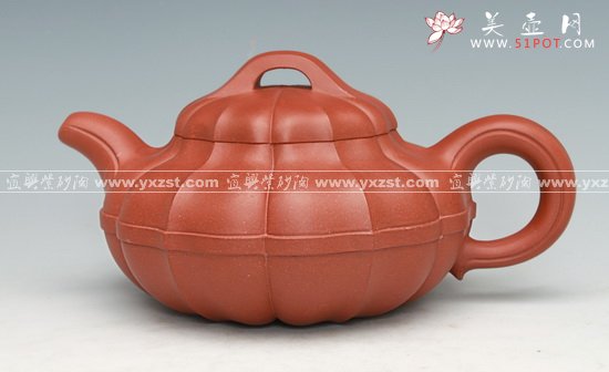紫砂壶图片：葵瓣桥线 - 宜兴紫砂壶网