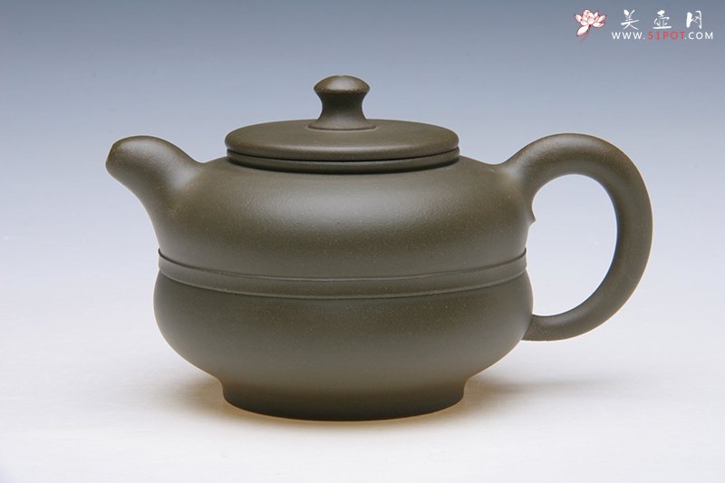 紫砂壶图片：绿缘壶 - 宜兴紫砂壶网