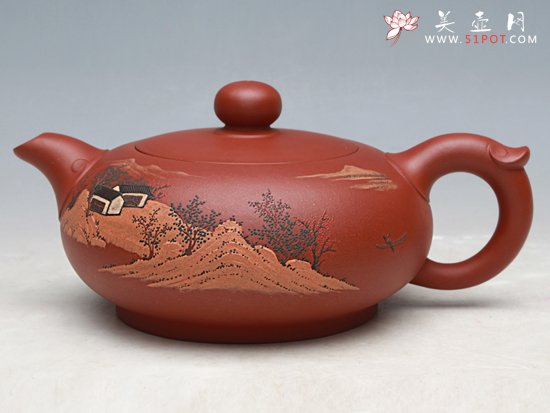 紫砂壶图片：鸿运如意壶 - 宜兴紫砂壶网