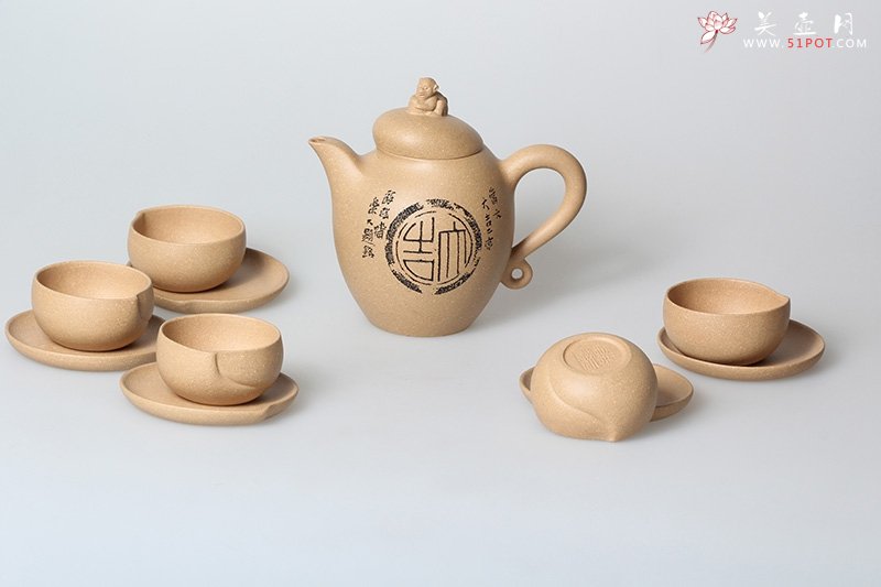 紫砂壶图片：金猴献瑞 - 宜兴紫砂壶网