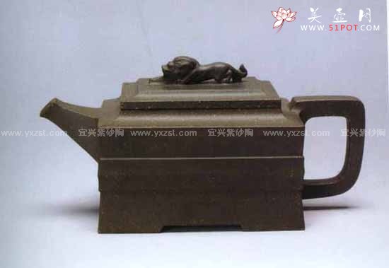 紫砂壶图片：青狮壶 - 宜兴紫砂壶网