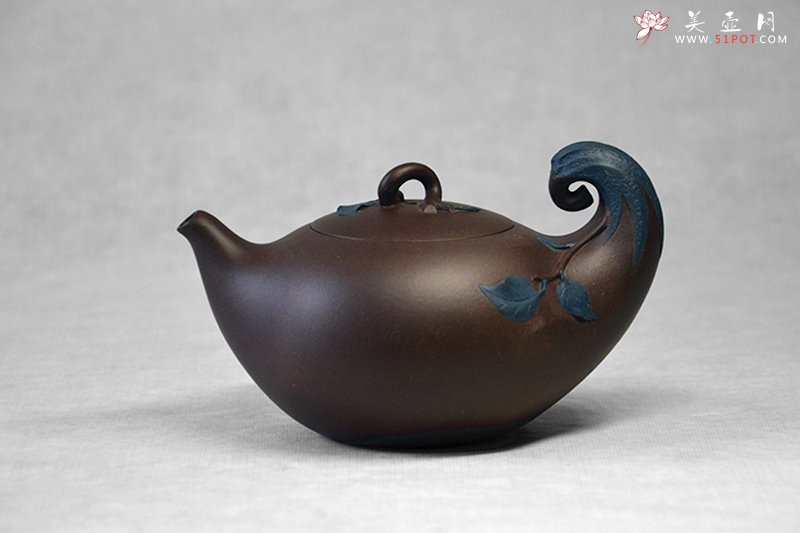 紫砂壶图片：紫茄壶 - 宜兴紫砂壶网