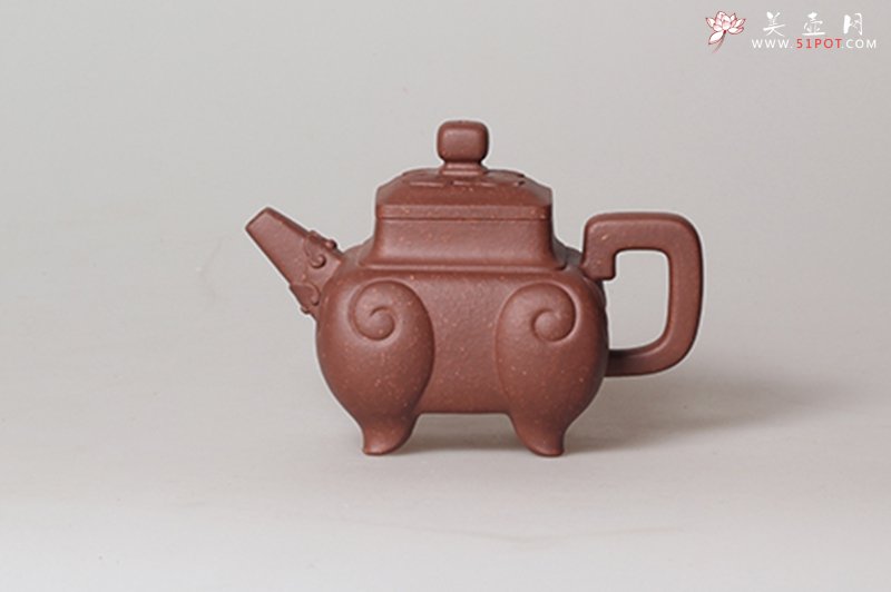 紫砂壶图片：金沙宝鼎 - 宜兴紫砂壶网
