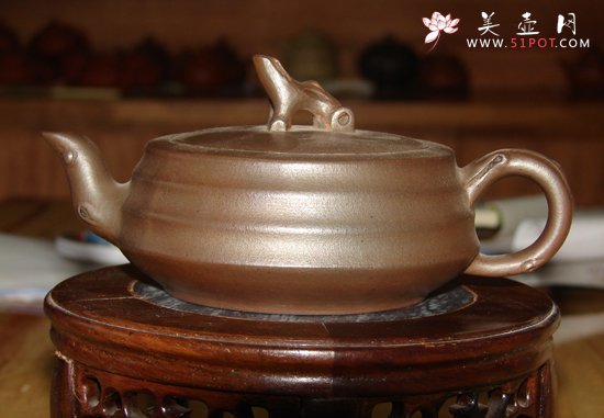 紫砂壶图片：高升壶 - 宜兴紫砂壶网