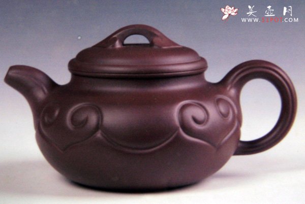紫砂壶图片：如意仿古 - 宜兴紫砂壶网