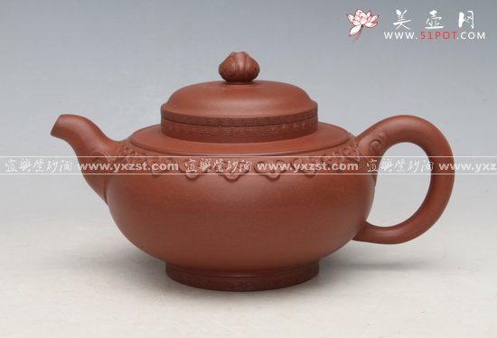 紫砂壶图片：云肩如意 - 宜兴紫砂壶网