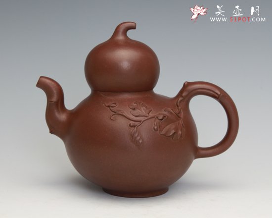 紫砂壶图片：葫芦 - 宜兴紫砂壶网