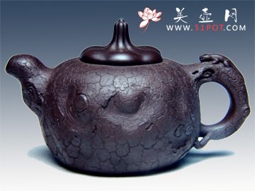 紫砂壶图片：大度树瘿 - 宜兴紫砂壶网