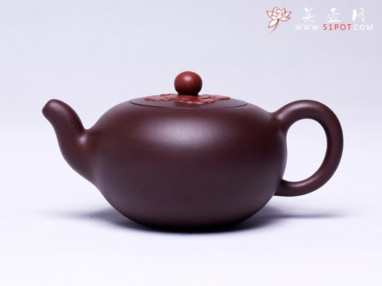 紫砂壶图片：一团如意 - 宜兴紫砂壶网