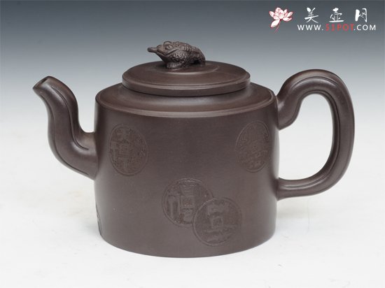 紫砂壶图片：招财进宝 - 宜兴紫砂壶网