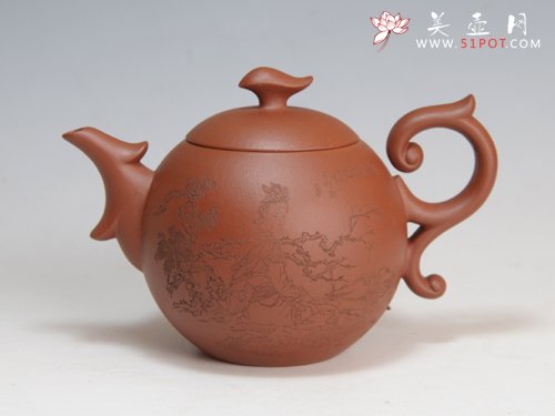 紫砂壶图片：丹凤朝阳 - 宜兴紫砂壶网