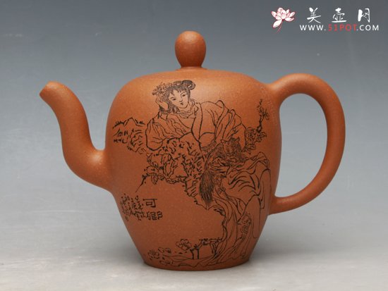 紫砂壶图片：中国古典名著《红楼梦》之十二金钗 - 宜兴紫砂壶网