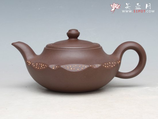 紫砂壶图片：天女散花1 - 宜兴紫砂壶网