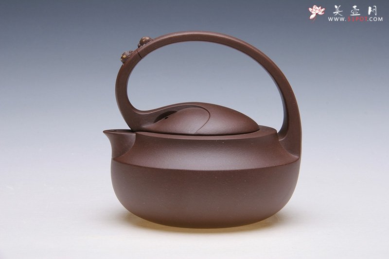 紫砂壶图片：鹊桥相会 - 宜兴紫砂壶网