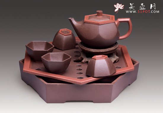 紫砂壶图片：烟斗套壶 - 宜兴紫砂壶网