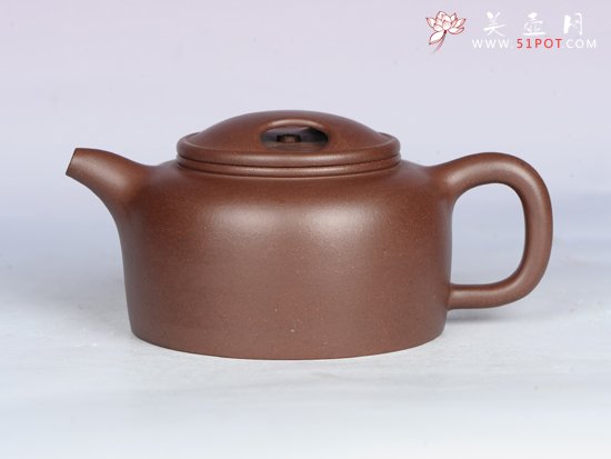 紫砂壶图片：牛盖莲子 - 宜兴紫砂壶网