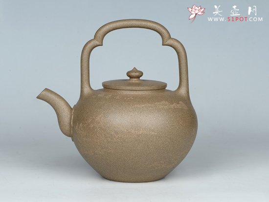 紫砂壶图片：吴径提梁 - 宜兴紫砂壶网