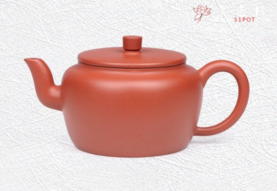 紫砂壶图片：平盖莲子 - 宜兴紫砂壶网