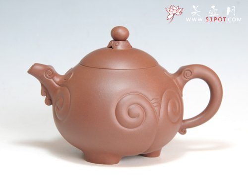 紫砂壶图片：三羊开泰壶 - 宜兴紫砂壶网