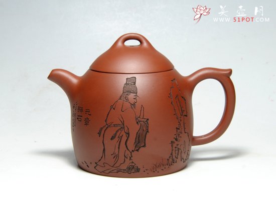 紫砂壶图片：秦权壶 - 宜兴紫砂壶网