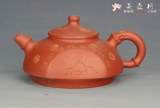 紫砂壶图片：富贵竹 - 宜兴紫砂壶网