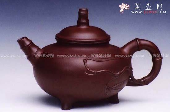 紫砂壶图片：把竹 - 宜兴紫砂壶网