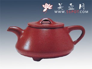 紫砂壶图片：朱泥石瓢 - 宜兴紫砂壶网