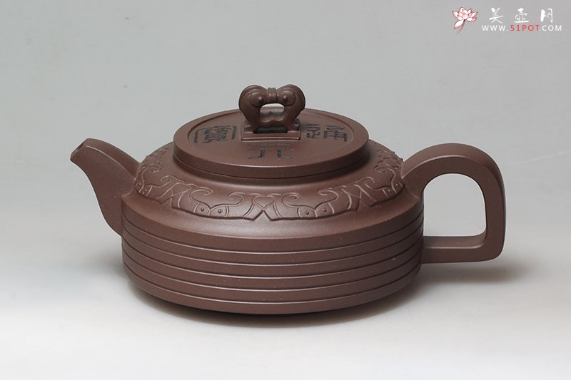 紫砂壶图片：双鱼如意 - 宜兴紫砂壶网