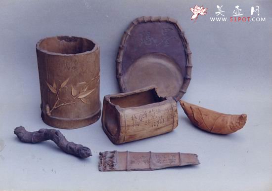 紫砂壶图片：文房雅玩、竹 - 宜兴紫砂壶网