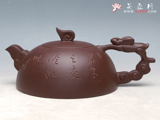 紫砂壶图片：奔月壶 - 宜兴紫砂壶网