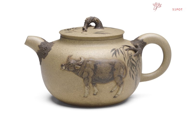 紫砂壶图片：丑牛 - 宜兴紫砂壶网