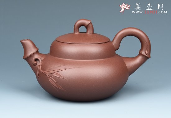 紫砂壶图片：仙竹壶 - 宜兴紫砂壶网