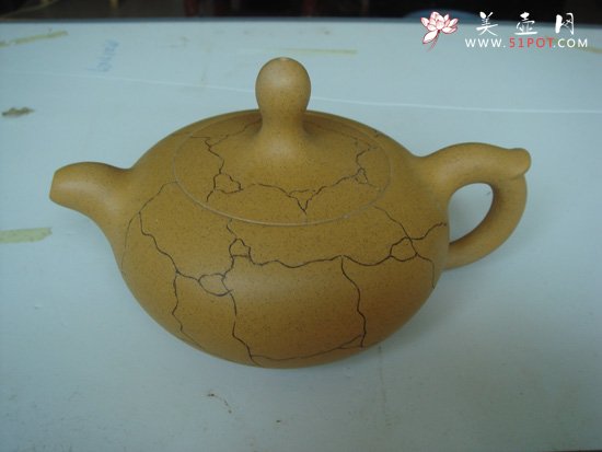 紫砂壶图片：水滴冰纹 - 宜兴紫砂壶网