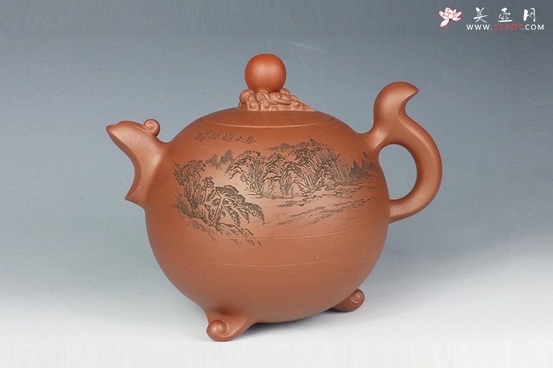 紫砂壶图片：和谐世界，美国总统专用 - 宜兴紫砂壶网