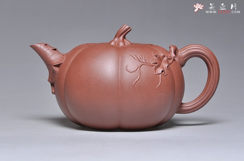 紫砂壶图片：南瓜 - 宜兴紫砂壶网