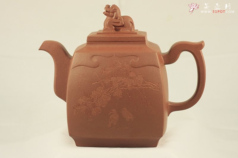 紫砂壶图片：四方鼎盛 - 宜兴紫砂壶网
