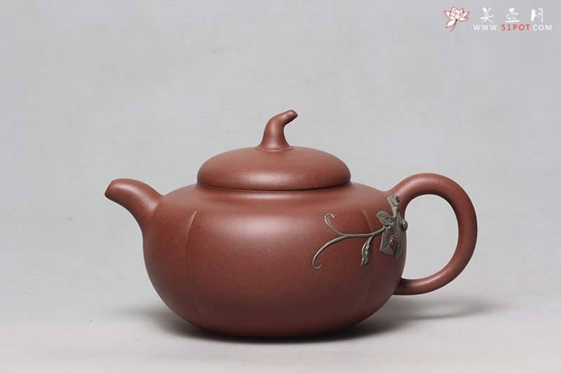 紫砂壶图片：一叶知秋 - 宜兴紫砂壶网