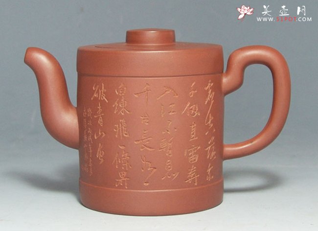 紫砂壶图片：玉柱 560CC - 宜兴紫砂壶网