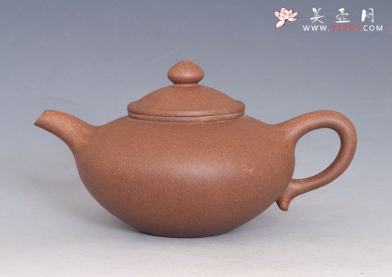 紫砂壶图片：扁灯 - 宜兴紫砂壶网